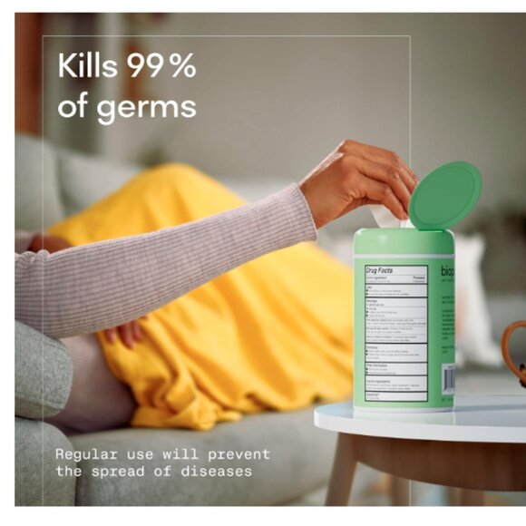 12 Biopure Anti-Bacterial Hand Wipes, 50 ct. in each Canister Total 600 - Picture 3 of 7